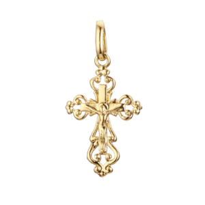 Croix chrétienne or plaqué
