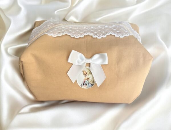 Trousse en coton vierge marie